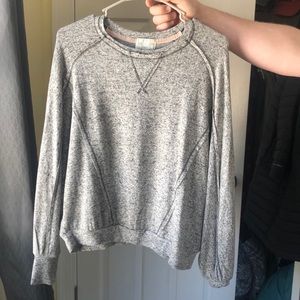 Heather Gray Dolman Sleeve Top